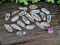 Polished Double Terminated Clear Quartz Crystals x 20 From Madagascar