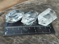 Polished Double Terminated Clear Quartz Crystals x 20 From Madagascar