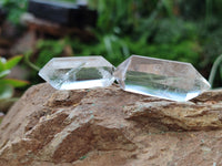 Polished Double Terminated Clear Quartz Crystals x 20 From Madagascar