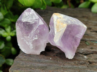 Natural Jacaranda Amethyst Single Quartz Crystals x 24 from Mumbwa, Zambia