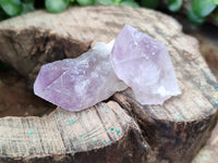 Natural Jacaranda Amethyst Single Quartz Crystals x 24 from Mumbwa, Zambia