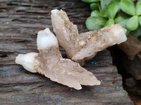 Natural Drusy Quartz Coated Calcite Pseudomorph Specimens x 12 From Alberts Mountain, Lesotho