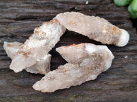 Natural Drusy Quartz Coated Calcite Pseudomorph Specimens x 12 From Alberts Mountain, Lesotho