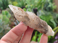 Natural Drusy Quartz Coated Calcite Pseudomorph Specimens x 12 From Alberts Mountain, Lesotho