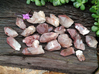 Natural Red Hematoid Quartz Crystals x 35 From Karoi, Zimbabwe