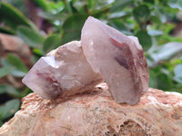 Natural Red Hematoid Quartz Crystals x 35 From Karoi, Zimbabwe