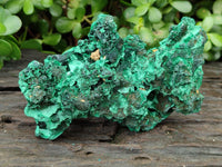 Natural Silky Malachite Specimens x 2 From Kasompe, Congo