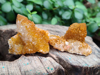 Natural Golden Solar Spirit Quartz Clusters x 35 From Boekenhouthoek, South Africa