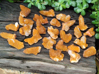 Natural Golden Solar Spirit Quartz Clusters x 35 From Boekenhouthoek, South Africa