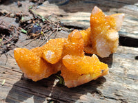 Natural Golden Solar Spirit Quartz Clusters x 35 From Boekenhouthoek, South Africa