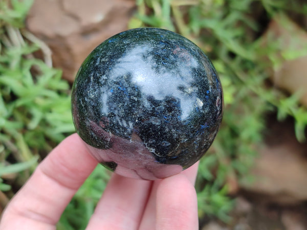 Polished Iolite Spheres x 6 From Ambatofinandrahana, Madagascar