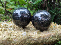 Polished Iolite Spheres x 6 From Ambatofinandrahana, Madagascar