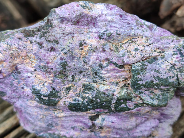 Natural Stichtite Cobbed Specimens x 2 From Barberton, South Africa