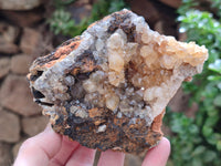 Natural Limonite Quartz Clusters x 4 From Solwezi, Zambia