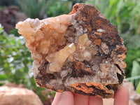 Natural Limonite Quartz Clusters x 4 From Solwezi, Zambia