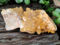 Natural Limonite Quartz Clusters x 4 From Solwezi, Zambia