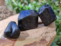 Natural Schorl Black Tourmaline Specimens x 20 From Zimbabwe