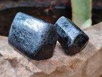 Natural Schorl Black Tourmaline Specimens x 20 From Zimbabwe