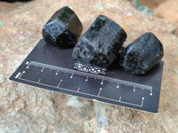 Natural Schorl Black Tourmaline Specimens x 20 From Zimbabwe