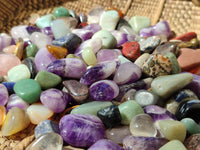 Polished Assortment Of Tumbled Stones x 3 Kg Lot From Southern Africa