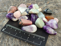 Polished Assortment Of Tumbled Stones x 3 Kg Lot From Southern Africa