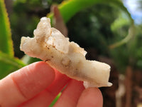 Natural Drusy Quartz Coated Calcite Pseudomorph Specimens x 20 From Lesotho