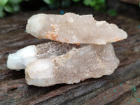 Natural Drusy Quartz Coated Calcite Pseudomorph Specimens x 20 From Lesotho