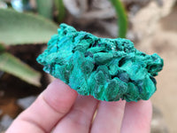 Natural Silky Malachite Specimens x 6 From Kasompe, Congo