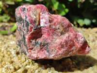 Natural Rhodonite Cobbed Specimens x 5 From Zimbabwe