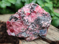 Natural Rhodonite Cobbed Specimens x 5 From Zimbabwe