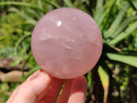 Polished Rose Quartz Spheres x 3 From Ambatondrazaka, Madagascar