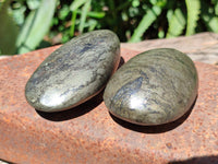 Polished Pharaoh Stone Palm Stones x 12 From Zimbabwe