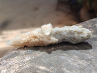 Natural Drusy Quartz Coated Calcite Pseudomorph Specimens x 20 From Lesotho