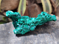 Natural Silky Malachite Specimens x 3 From Kasompe, Congo