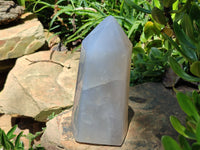 Polished Girasol Pearl Quartz Point x 1 From Ambatondrazaka, Madagascar