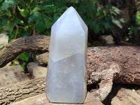 Polished Girasol Pearl Quartz Point x 1 From Ambatondrazaka, Madagascar