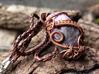 Hand Made Copper Wire Wrapped Pendants x 6 From Southern Africa