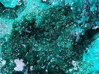 Natural Dioptase On Dolomite Specimens x 3 From Likasi, Congo