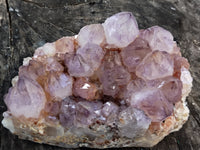 Natural Amethyst Spirit Quartz Clusters x 2 From Boekenhouthoek, South Africa