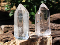 Polished Clear Quartz Crystals x 10 From Madagascar