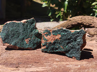 Natural Botryoidal Malachite Specimens x 4 From Congo