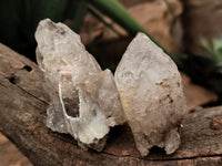 Natural Drusy Quartz Coated Calcite Pseudomorph Specimens x 20 From Lesotho