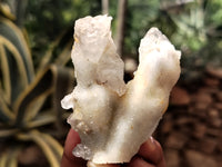 Natural Drusy Quartz Coated Calcite Pseudomorph Specimens x 20 From Lesotho