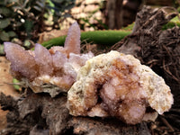 Natural Amethyst Spirit Quartz Clusters x 6 From Boekenhouthoek, South Africa