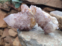 Natural Spirit Quartz Clusters x 6 From Boekenhouthoek, South Africa