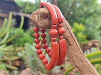 Hand Made Stone Bead Bracelets x 20 From Southern Africa