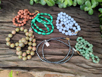 Hand Made Mixed Stone Bead Necklaces x 6 From South Africa