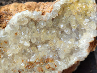 Natural Limonite Quartz Clusters x 2 From Solwezi, Zambia