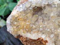 Natural Limonite Quartz Clusters x 2 From Solwezi, Zambia