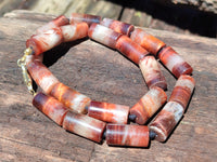 Hand Made Mixed Stone Bead Necklaces x 4 From Southern Africa